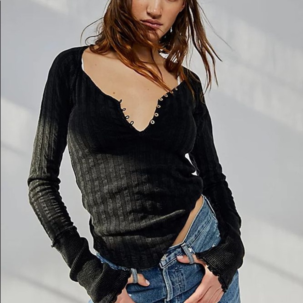 Free people wild hearts henley